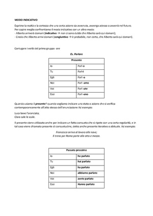 I Coniugazione e Modo indicativo.pdf