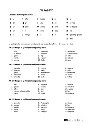 Istituto cultura italiana (NGO)/Language courses/Federica's first lesson/Esercizi/alfabeto Esercizi di pronuncia.pdf